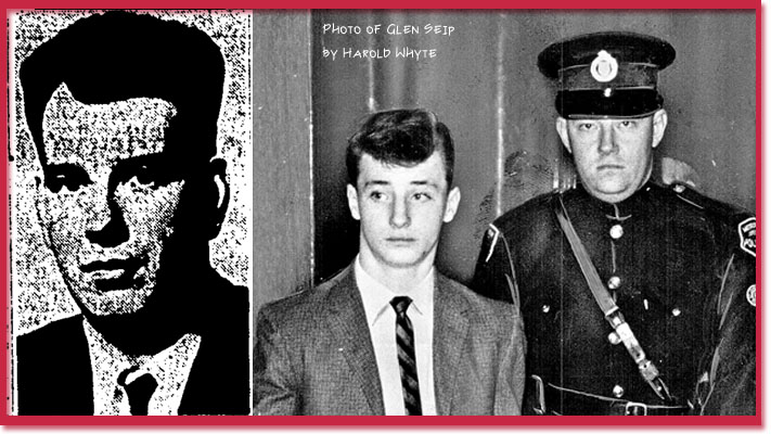 Murder victim Ronald Grigor and his killer Glen John Seip