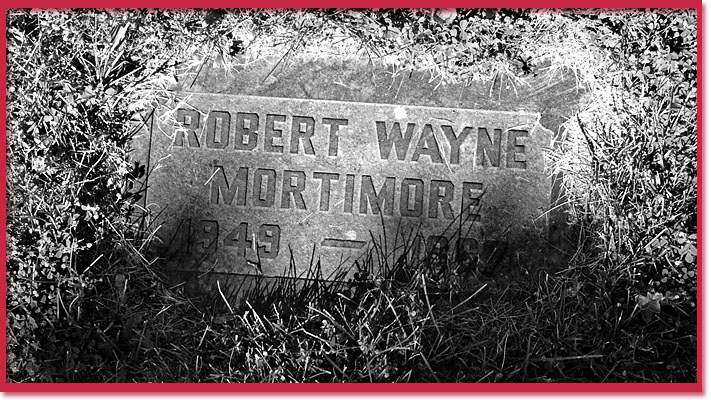 Robert Mortimore grave marker - Eckardt Cemetery Markham, Ontario