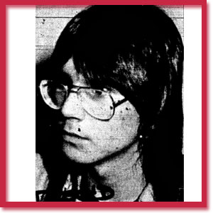 Black and white photo of Murderer Brian Joseph Chakasim