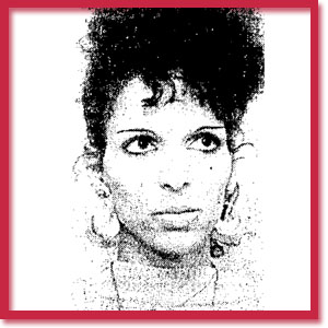 Black and white photo of murder victim Lisa Black
