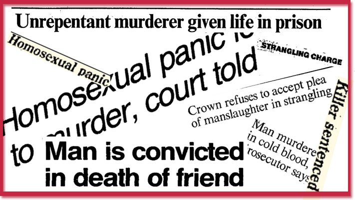 Headlines on the murder of Paul Lopes Monte De Ramos and subsequent trial