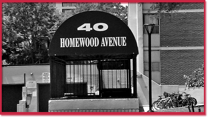 40 Homewood where Michael Boley was murdered