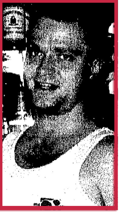 Black and white photo of murderer Donald Hebert
