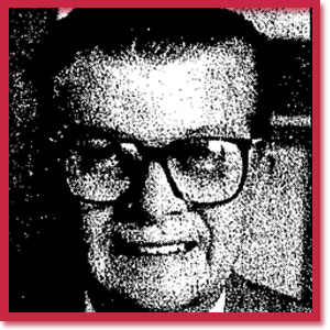Black and white photo of murder victim Jack Bell
