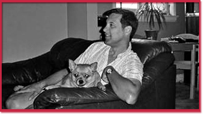Black and white photo of murder victim Allan Lanteigne