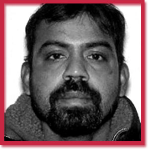 Black and white photo of Toronto homicide victim Kirushna Kumar Kanagaratnam
