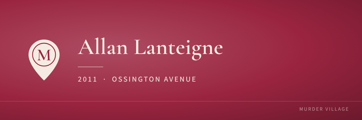 Allan Lanteigne, 2011, Ossington Avenue