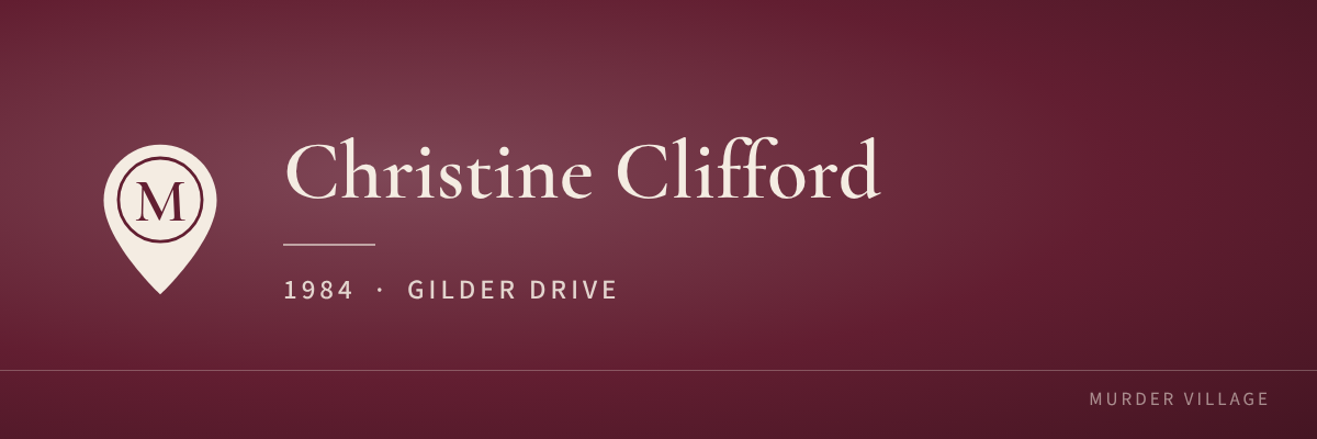 Christine Clifford, 1984, Gilder Drive
