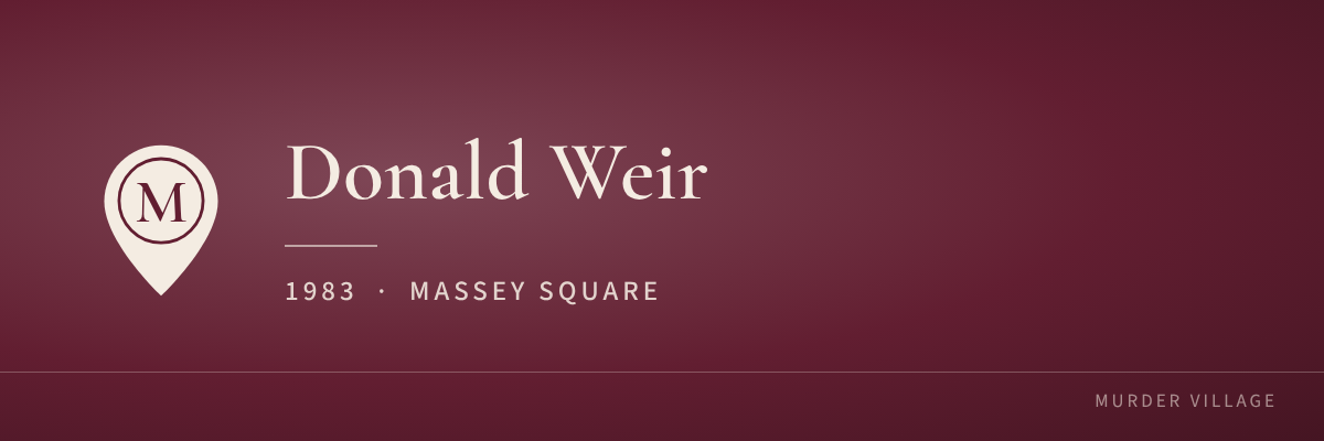Donald Weir, 1983, Massey Square