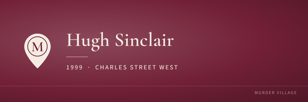 Hugh Sinclair, 1999, Charles Street West