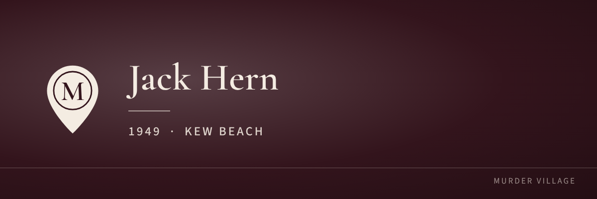 Jack Hern, 1949, Kew Beach