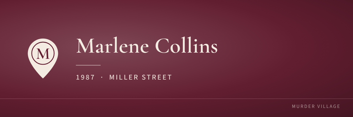 Marlene Collins, 1987, Miller Street