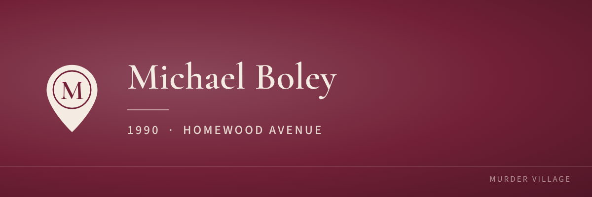 Michael Boley, 1990, Homewood Avenue